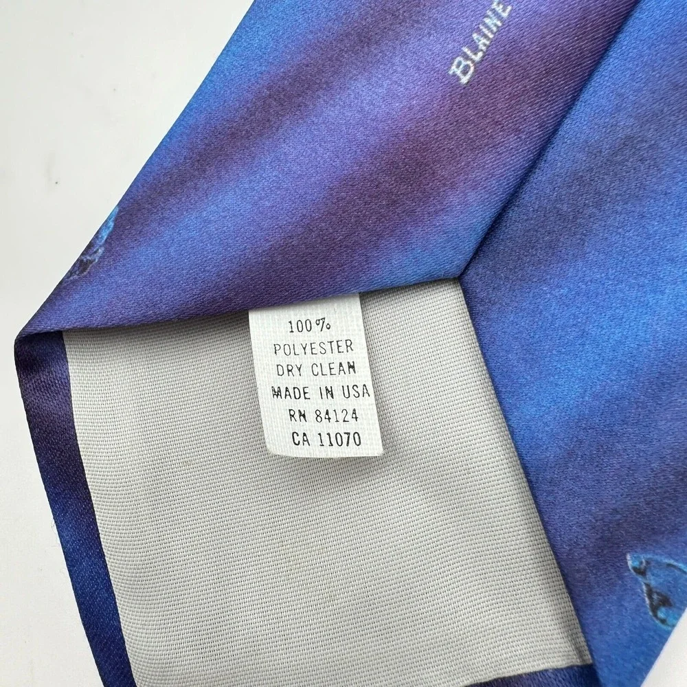 Ralph Marlin Necktie Blue Ocean Humpback Whale Scientist‎ Biologist Marine Life